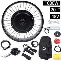 20in 1000W For E-Bike Electric Bicycle Motor Conversion Kit Fat Tire Front Wheel