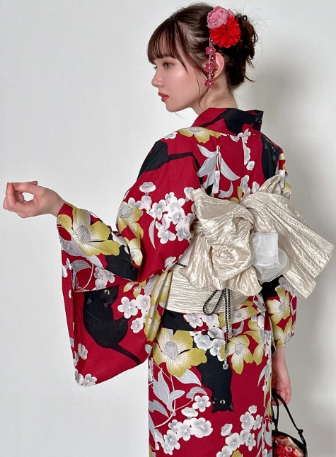 Japanese kimono yukata dress souvenir JAPAN kawaii Kyoto Summer Clothes  Onsen | eBay