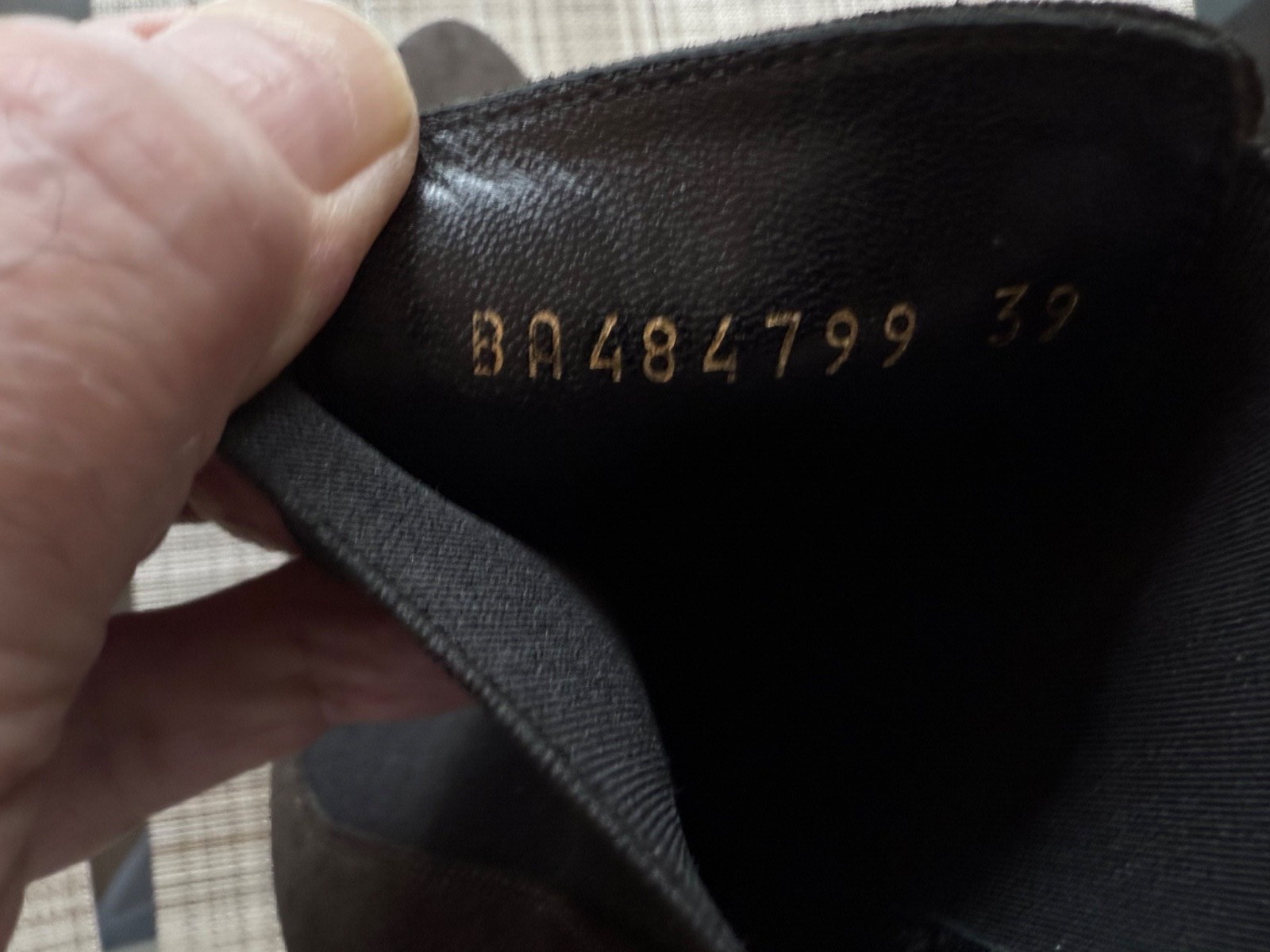 Stivaletti donna Saint Laurent Vika 95 Chelsea in camoscio marrone taglia 39 vendita al dettaglio $1K