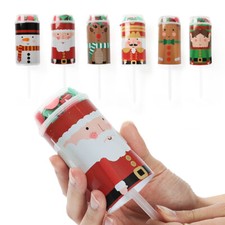 6 PACK CONFETTI CHRISTMAS POPPER CANNON CHILDREN KIDS XMAS SANTA