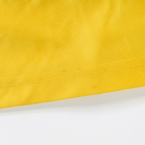 Rare VTG NIKE Swoosh Sleeveless Basketball Striped Jersey 2000s Yellow Youth L - Picture 4 of 9