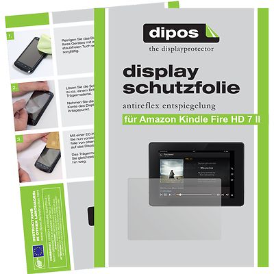 2x Schutzfolie für Amazon Kindle Fire HD 7 Zoll (2013) matt Displayschutzfolie