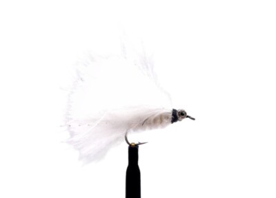 3 White Cats Whisker BC Lure Steamers Trout Flies Fishing Flies Size 10, 12