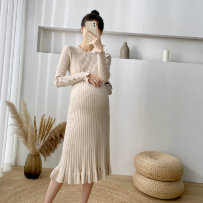 Knitted Maternity Long Sweaters Chic A Line Slim Dress Pregnant Women Pregnancy | eBay Knitted Maternity Long Sweaters Chic A Line Slim Dress Pregnant Women Pregnancy | eBay