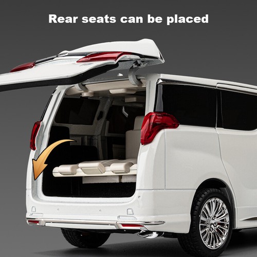 1/18 Toyota Alphard Diecast Model Car Toy Collectible Sound Light Kids Gifts Toy - Picture 11 of 14