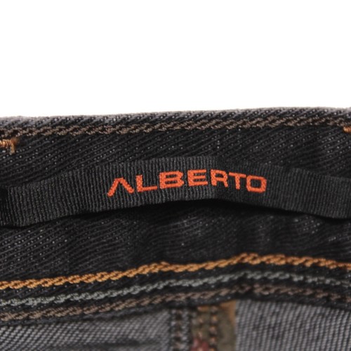 Alberto Hose 5 Pocket Jeansschnitt Größe 38 US Pfeife in grau Baumwollmischung neu ohne Etikett - Bild 10 von 19