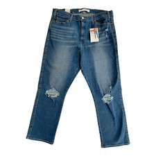 Levi Strauss Simply Stretch Signature Jeans Women's Size 20 W Distressed Tags