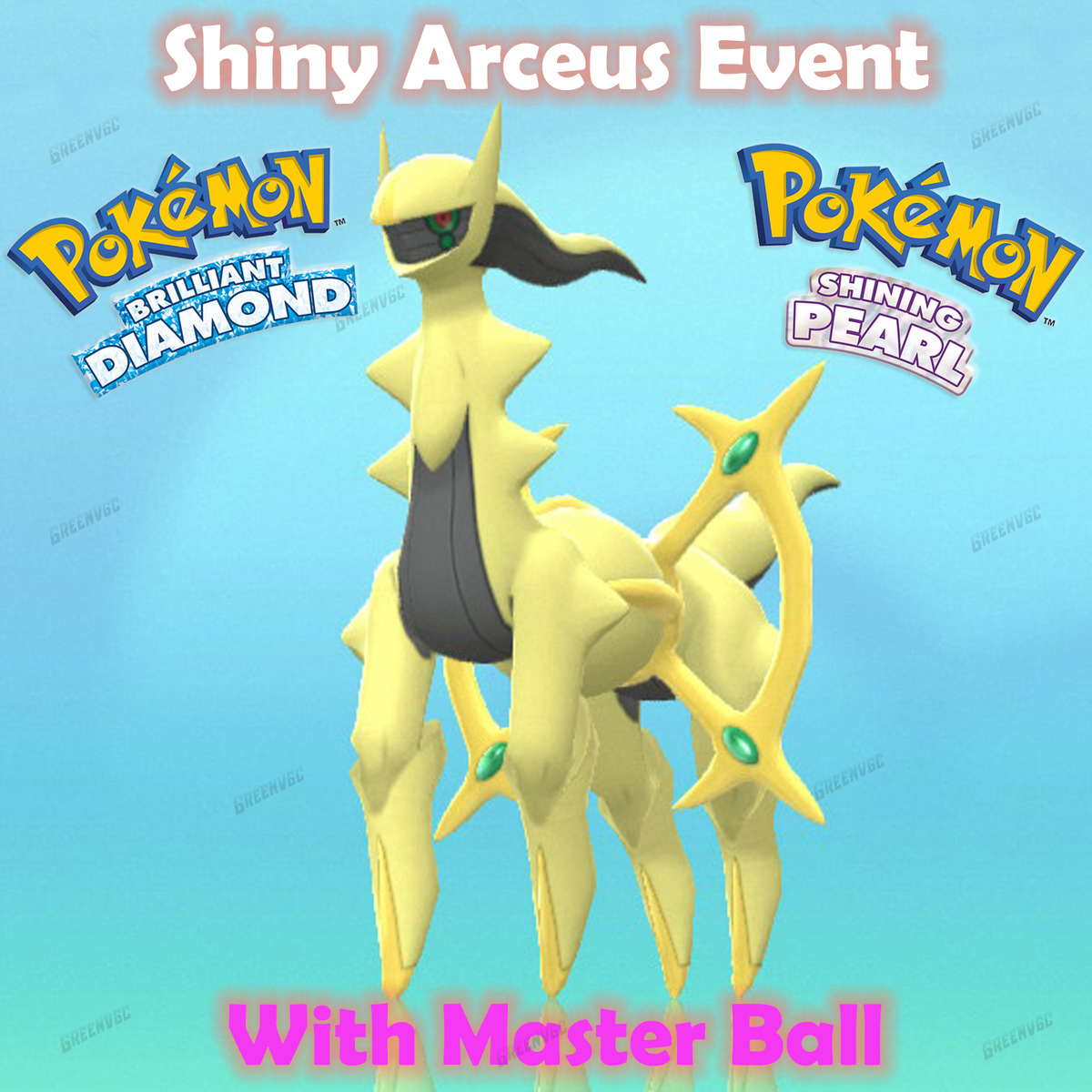 Arceus Package (17x, All Plates, 6IV, Shiny) – Pokemon Brilliant