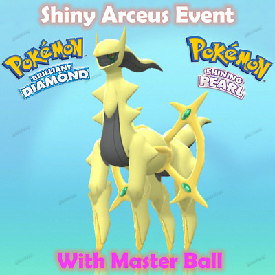 Shiny Arceus Event 6IV Battle Ready Pokemon Brilliant Diamond Shining Pearl