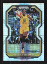 Chiney Ogwumike 2021 Panini Prizm WNBA Prizms Hyper Los Angeles Sparks #55