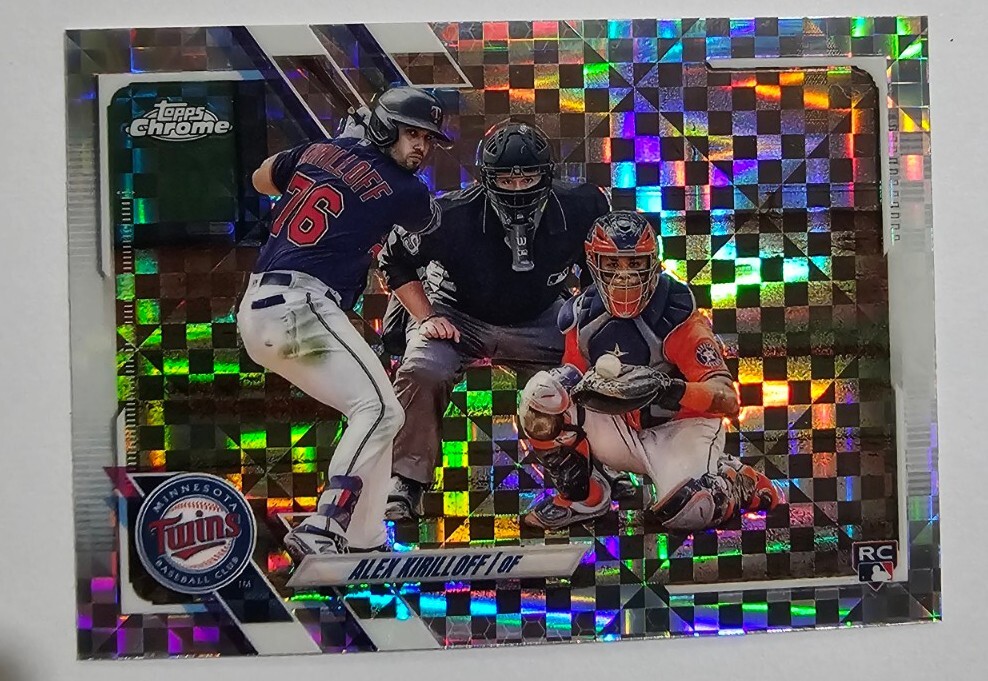 2021 Topps Chrome Alex Kirilloff X fractor Rookie Card RC