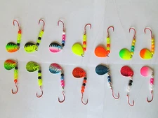 Colorado Spinner Rigs Single Hook Size 3 Blades Pick Your Color 