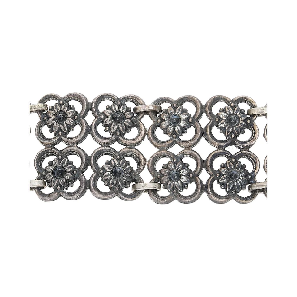 Trachten Armband 800/000 Silber, geschwärzt, getragen 25323118 - Bild 2 von 3