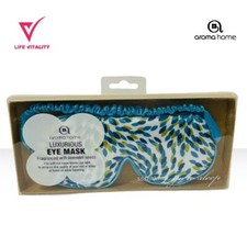 Aroma Home Luxurious Plain eye mask - Aqua Leaf