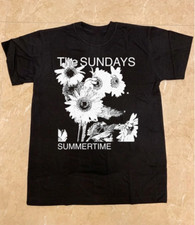 Vtg The Sundays Band Summertime Album Cotton Black All Size T Shirt CM318