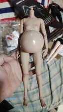 1:6 Female Pale Pregnant Large Belly Cover Model For 12'' Joint Figure Body Toys