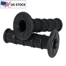 For Suzuki DRZ 50 70 110 125 250 400 Motorcycle Hand Grips Soft Rubber Black