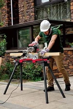 Miter Saw Stand, Workbench quick Folding, Work Table Quick Attach Tool Mounting