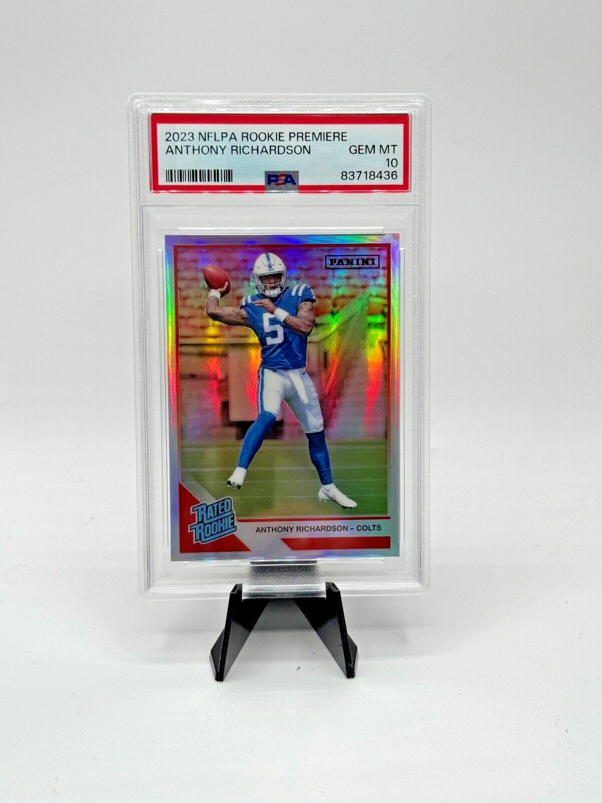 Anthony Richardson Panini Nflpa Rookie Premiere Rated Rookies # Base