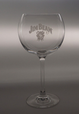 Jim Beam Bourbon Whisky Whiskey Ballonglas Glas  25 cl Bar Gastro NEU
