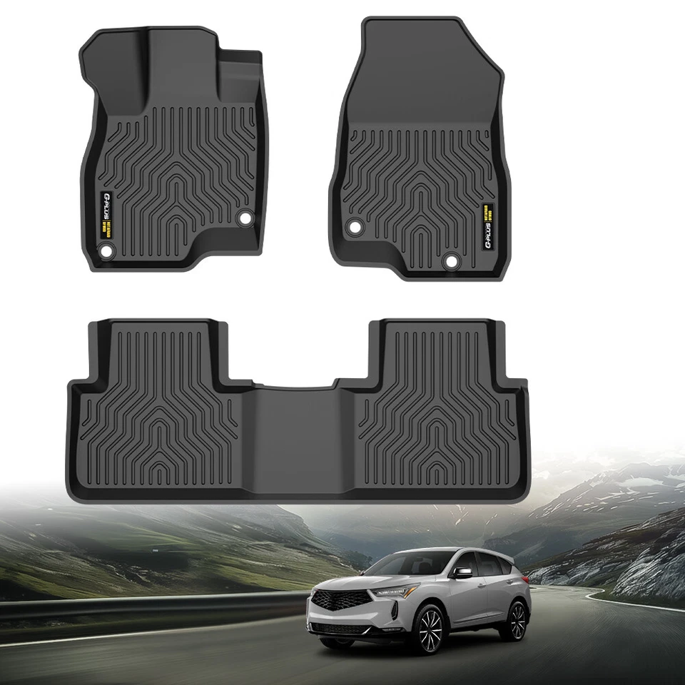 New Fit For 2019-2025 Acura RDX All Weather TPE Floor Mats Protection Liners - Image 2 of 4