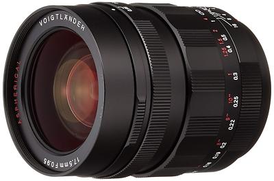 Voigtlander Single Focus Lens NOKTON 17.5 mm F 0.95 Micro Four Thirds EMS W/T