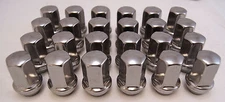 9596070 24 GM Chevy GMC Cadillac Factory Polished Stainless 14x1.5 Lugs Lug Nuts