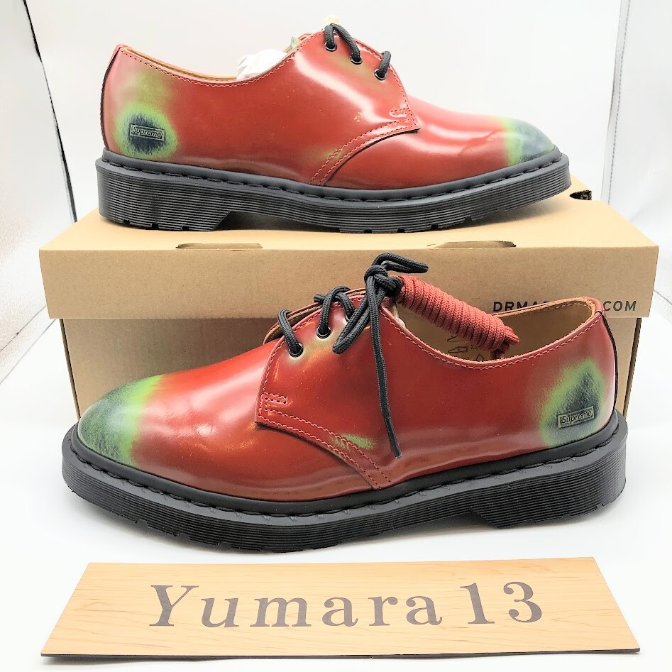 Supreme x Dr.Martens 1461 3 Eye Shoe Black Red 2colors Men's Supreme x Dr.Martens 1461 3 Eye Shoe Black Red 2colors Men's