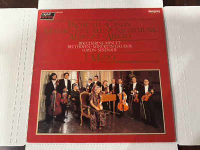 Pachelbel/ Mozart/ Albinoni- I Musici- LP 1984 Philips 6514 370 Netherlands