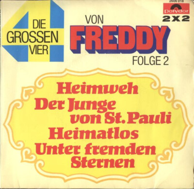 Freddy Quinn - Die Grossen Vier - Folge 2 (2x7'')