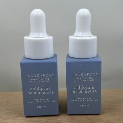 2X Sand + Fog California Beach House Fragrance Diffuser Oils .33oz NEW