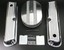 Ford 289 302 351W Finned Retro Aluminum Valve Covers & Air Cleaner Dress-Up Set – Silver