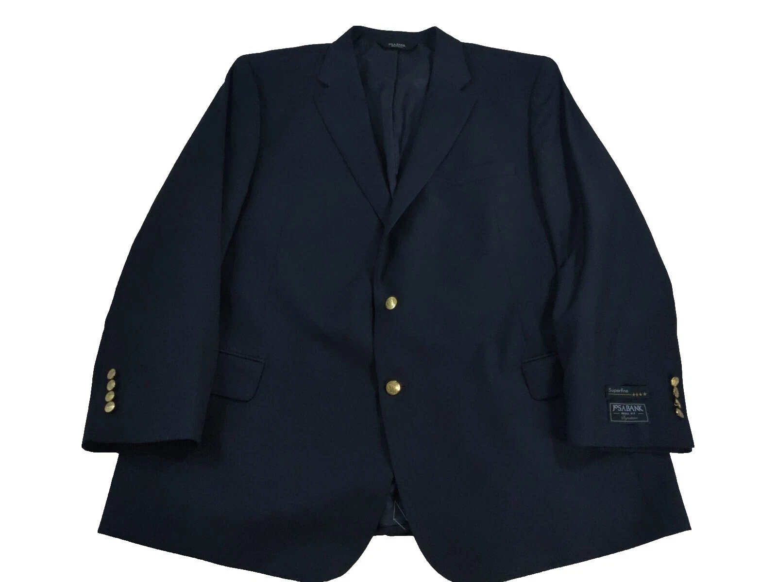 Jos. A. Bank Black Solid Suits & Blazers for Men