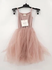 Dudu Cream TuTu Dress Toddlers Size 24/36 Months Color Mulberry Sleeveless NWT