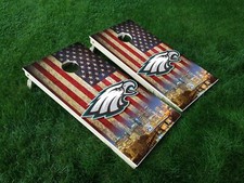 VINYL WRAPS Cornhole Board DECALS Philadelphia Eagles 06 Philly Bag Game Sticker