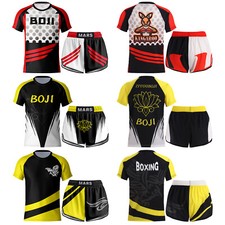 Kids Boy's T-shirt And Shorts Performance Tracksuit Active Shirt With Bottoms