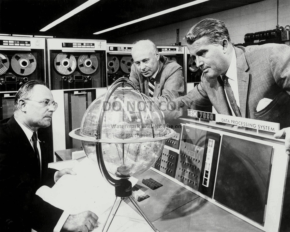 WERNHER VON BRAUN WITH EBERHARD REES - 8X10 NASA PHOTO (ZZ-182) | eBay