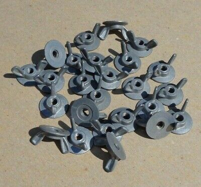 Select Size & Qty Die Cast Zinc Alloy Wing Nuts with Washer Base