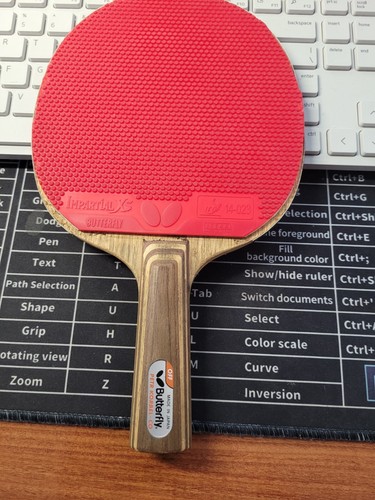 BUTTERFLY Table Tennis Racket Corbel CO Black Tag (good condition)