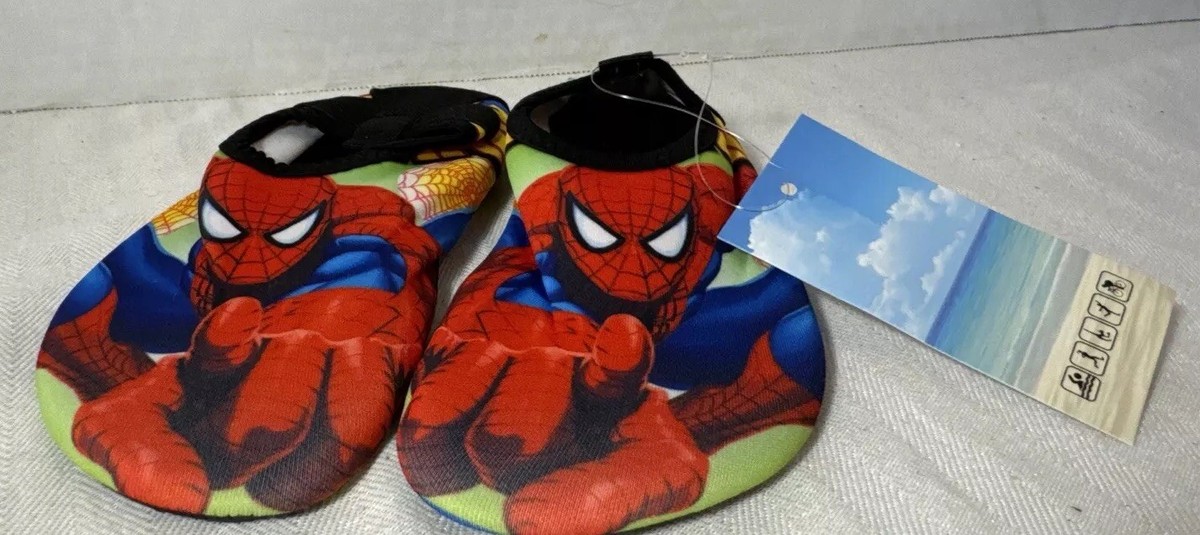 New Spiderman Swim Shoes Children's XL Smarta Brand UK