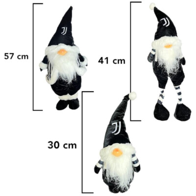 Orsacchiotto Pupazzo Juve Peluche Juve Gnomo Folletto Della