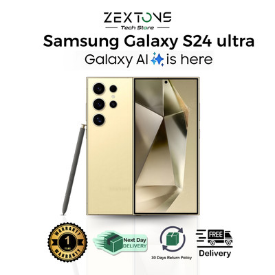 Samsung Galaxy S24 Ultra 256GB simFree AI Smartphone All Titanium Colour A++