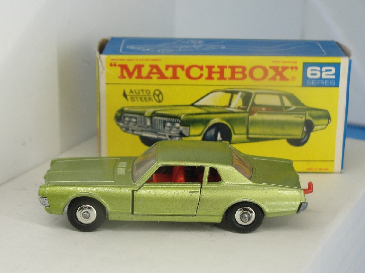Lesney Matchbox MB 62 Mercury Cougar With F Type Box | eBay