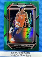 2023 #1 DiJonai Carrington WNBA Panini Prizm Basketball Green Prizm Sun