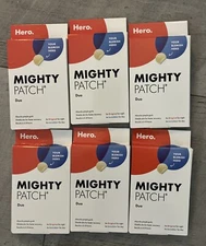 Lot Of 6 Hero Mighty Patch Duo Blemish Shield 6 Day/6 Night