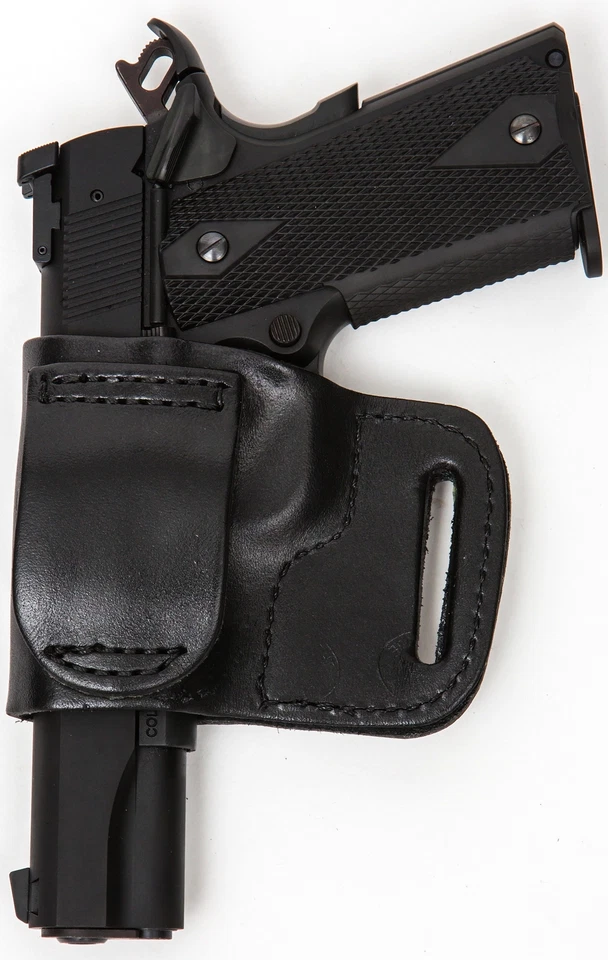 Belt Ride Leather Gun Holster LH RH For Springfield EMP - Image 2 of 4