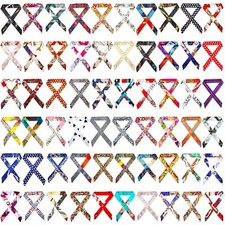 60 Pcs Women Handbag Scarf Head Scarf for Women Hair Purse Scarf Handle Ribbo...