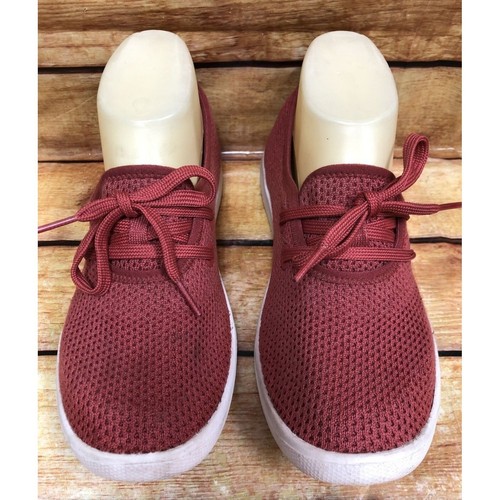 ALLBIRDS Tree Skipper Rust Lace Up Fabric Running Shoes Sneakers Womens 7 (3D44) - Picture 2 of 10