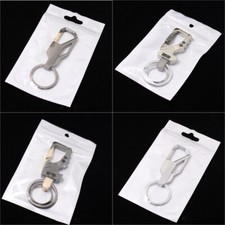 Carabiner Metal Key Ring Alloy Spring Locking Clip Chain Holder Keys Accessory