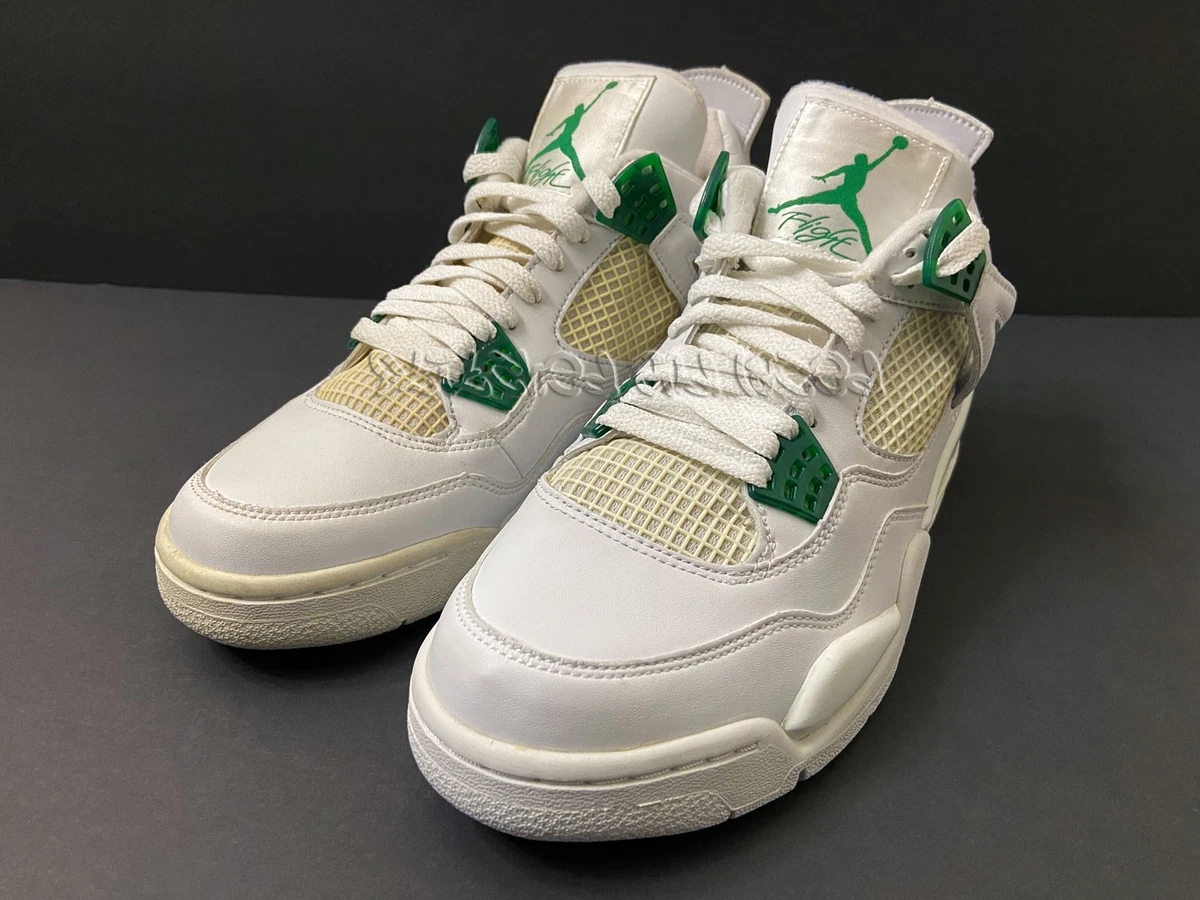 Nike Air Jordan 4 Classic Green 2004 308497-101 White Chrome Size 15 OG RARE VTG Jordan 4 Retro 2004 Classic Green | eBay main image 3